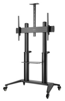 Manhattan Trolley Mount Stand for Tv & Monitors for Screens: 70" To 120" Vesa Co 462341