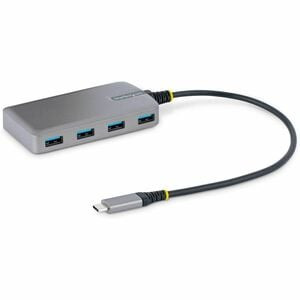 Startech 4-Port Usb-C Hub 5Gbps Bus Powered 4X Usb-A Ports Optional Auxiliary Po 5G4AB-USB-C-HUB