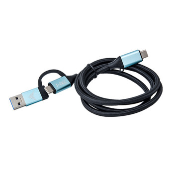 I-Tec Usb-C Cable To Usb-C With Integrated Usb 3.0 Adapter. Cable Length: 1 M. C C31USBCACBL