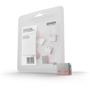 Lindy Usb Port Blocker Without Key Pack Of 10 Pink. Product Type: Port Blocker C 40460