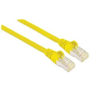 Intellinet Network Patch Cable Cat6A 0.5M Yellow Copper S/Ftp Lsoh / Lszh Pvc Rj 350464