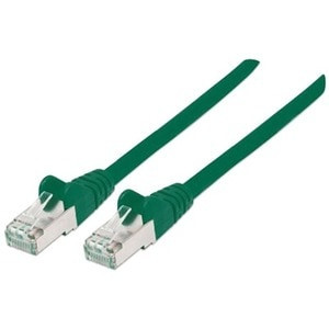 Intellinet Network Patch Cable Cat6A 0.5M Green Copper S/Ftp Lsoh / Lszh Pvc Rj4 350594