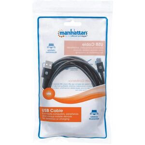 Manhattan Usb-C To Usb-A Cable 2M Male To Male Black 480 Mbps Usb 2.0 Hi-Speed U 354929