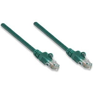 Intellinet Network Patch Cable Cat6 3M Green Cca U/Utp Pvc Rj45 Gold Plated Cont 342506