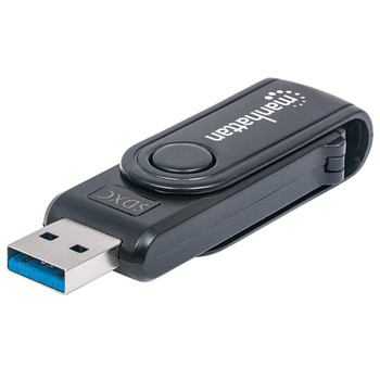 Manhattan Usb-A Mini Multi-Card Reader/Writer 5 Gbps Usb 3.2 Gen1 Aka Usb 3.0 24 101981