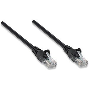 Intellinet Network Patch Cable Cat6 5M Black Cca U/Utp Pvc Rj45 Gold Plated Cont 343350