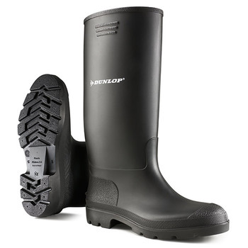 Dunlop Pricemaster Non-Safety Wellingtons Black Size 12 BBB12
