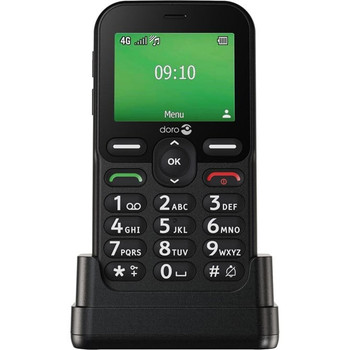Doro Leva E10 6.1 Cm 2.4 118.9 G Black Senior Phone" 8988
