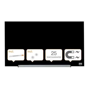 Nobo Impression Pro Glass Magnetic Whiteboard 680x380mm 1905179 1905179