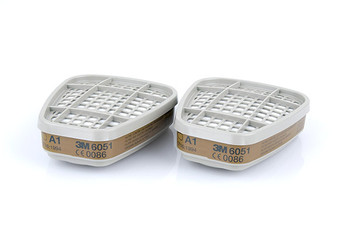3M 6051 A1 Respirator Filter White 3M6051
