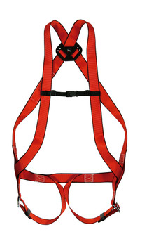 Climax Basic Fall Arrest Standard Safety Harness Red Size 0700 KG CXFA10