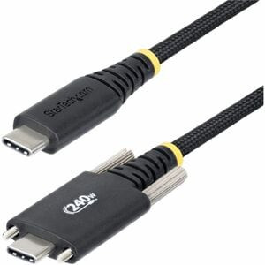 Startech 6.6Ft 2M Usb-C Charging Cable Side Screw Locking 240W 5A Pd Epr Silicon S2CEPR2M-USBSL-CABLE