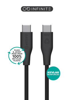 eSTUFF ES604180-BULK INFINITE GRS USB-C to USB-C ES604180-BULK