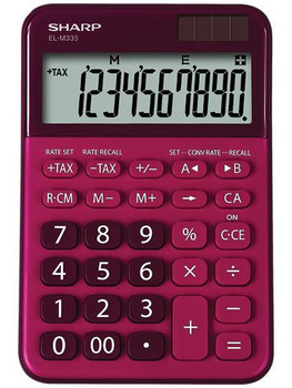 Sharp SH-ELM335BRD El-M335 Calculator Desktop SH-ELM335BRD