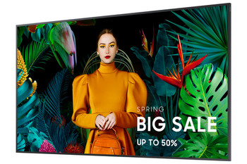 Samsung Qh55C 55" Lcd Digital Signage Display 24 Hours/7 Days Operation 3840 X 2 LH55QHCEBGCXEN
