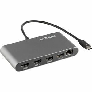 Startech Thunderbolt 3 Mini Dock Portable Dual Monitor Tb3 Laptop Docking Statio TB3DKM2HDL