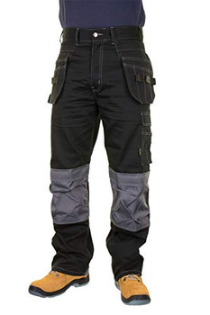 Beeswift Kington Multi Pocket Trousers Black Size 40T KMPTBL40T
