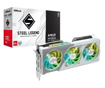 Asrock RX9060XT SL 16GO Amd Radeon Rx 9060 Xt Steel RX9060XT SL 16GO