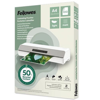 Fellowes 100143435 Laminator Pouch 100 PcS 100143435
