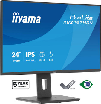 iiyama XB2497HSN-B1 24" FHD Business IPS USB-C XB2497HSN-B1