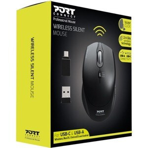 Port Designs Port Mouse Radio Frequency Usb Optical 3 ButtonS Black 1 Wireless 2 900713