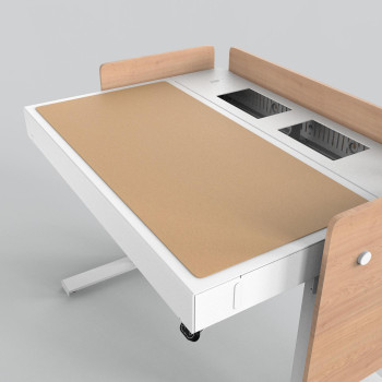 Heckler Design H922-4002 4U Lectern Deskpad - Leather H922-4002