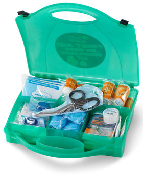 Click Medical Delta Bs8599-1Large Workplace First Aid Kit Green CM1806