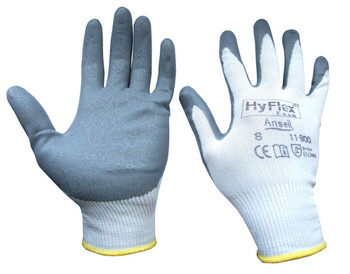 Ansell Hyflex Foam Glove White Size L AN11-800NL