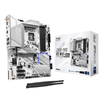 Asrock Z890 PRO RS WIFI White Intel Z890 LGA 1851 Socket V1 ATX Z890 PRO RS WIFI