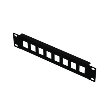 Lanview LKS675BL 1U 10" Patch Panel for Keystone 8-Port LKS675BL