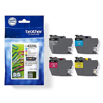 Brother LC422XL Ink Cartridge Value Pack B-C-M-Y LC422XLVAL