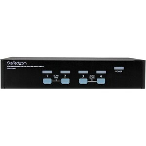 Startech Usb Kvm Switch With Audio Kvm / Audio / Usb Switch Usb 4 Ports 1 Local SV431USBAEGB