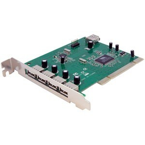 Startech 7 Port Pci Usb Card Adapter 4 X 4-Pin Type A Female Usb 2.0 Usb Externa PCIUSB7