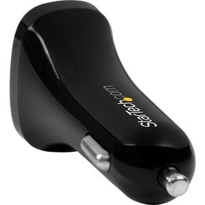 Startech Dual Port Usb Car Charger Black High Power 24W/4.8A 2 Port Usb Car Char USB2PCARBKS