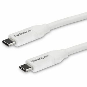 Startech 4M 13 Ft Usb C To Usb C Cable W/ 5A Pd M/M White Usb 2.0 Usb-If Certifi USB2C5C4MW