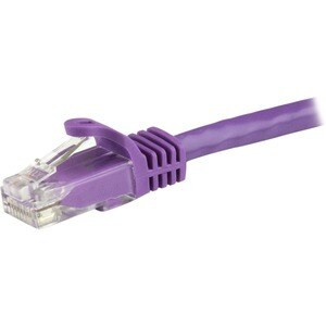 Startech 7.5M Cat6 Ethernet Cable Purple Snagless Gigabit 100W Poe Utp 650Mhz Ca N6PATC750CMPL