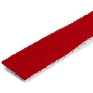 Startech 50Ft. Hook And Loop Roll Red Cable Management HKLP50RD 50Ft Bulk Roll O HKLP50RD