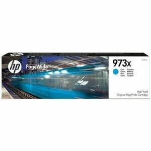 Hp 973X Original High Yield Inkjet Ink Cartridge Cyan Pack 7000 Pages F6T81AE
