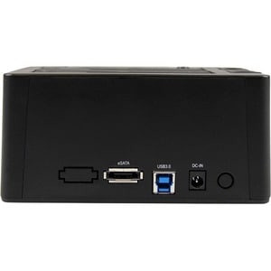 Startech Dual-Bay Usb 3.0 / Esata To Sata Hard Drive Docking Station 2.5/3.5" Sa SDOCK2U33EB