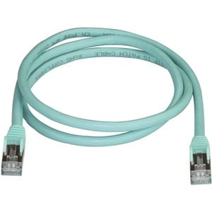 Startech 1M Cat6A Ethernet Cable 10 Gigabit Category 6A Shielded Snagless 100W P 6ASPAT1MAQ