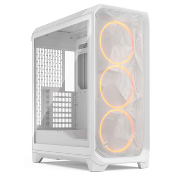 Fractal Design Meshify 3 White RGB TG Clear Tint PC White ATX EATX micro ATX Min FD-C-MES3A-07