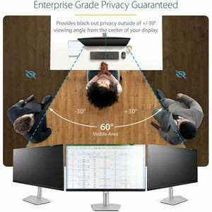 Startech 28-" 16:9 Computer Monitor Privacy Filter Anti-Glare Privacy Screen W/5 2869-PRIVACY-SCREEN