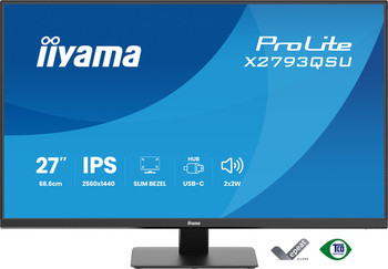 Iiyama Prolite X2793QSU-B1. Display Diagonal: 68.6 Cm 27" Display Resolution: 25 X2793QSU-B1