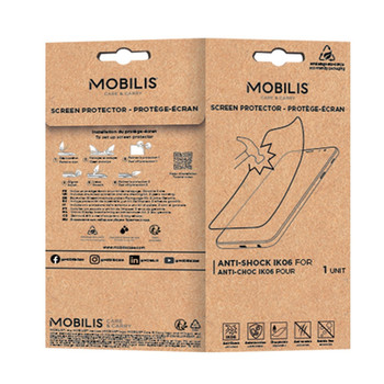 Mobilis Screen Protector Clear for Lcd Handheld Terminal Anti-Shock 036342