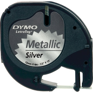 Dymo Lt Metallic. Label Colour: Black On Metallic Material: Polyester Country Of S0721730