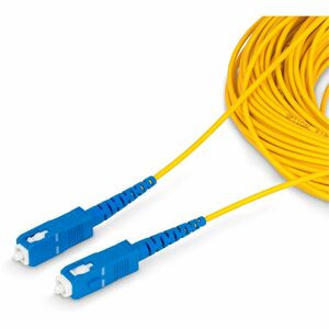 Startech 30M 98.4Ft Sc To Sc Upc Os2 Single Mode Simplex Fiber Optic Cable 9/125 SPSMSCSC-OS2-30M