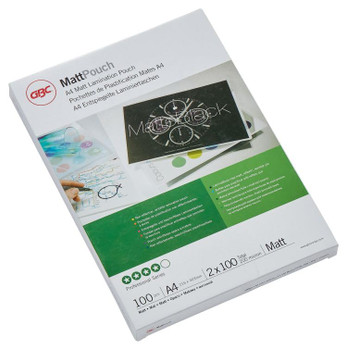 GBC 3740491 A4 Matt Document Pouch 100 Micron 100Pk 3740491