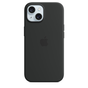 Apple iPhone 15 Silicone Case with MagSafe - Black MXPD3ZM/A