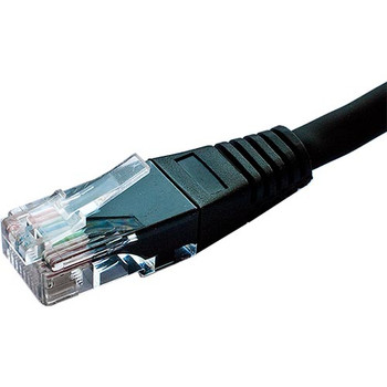 Cablenet 1.5m Cat5e RJ45 Black U/UTP PVC 26AWG Flush Moulded Boot Patch Lead 67-6015