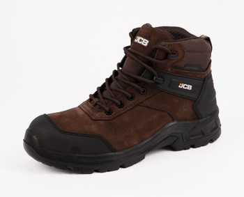 Jcb Fastrac Safety Boot Brown Size 4 JCB825BR04